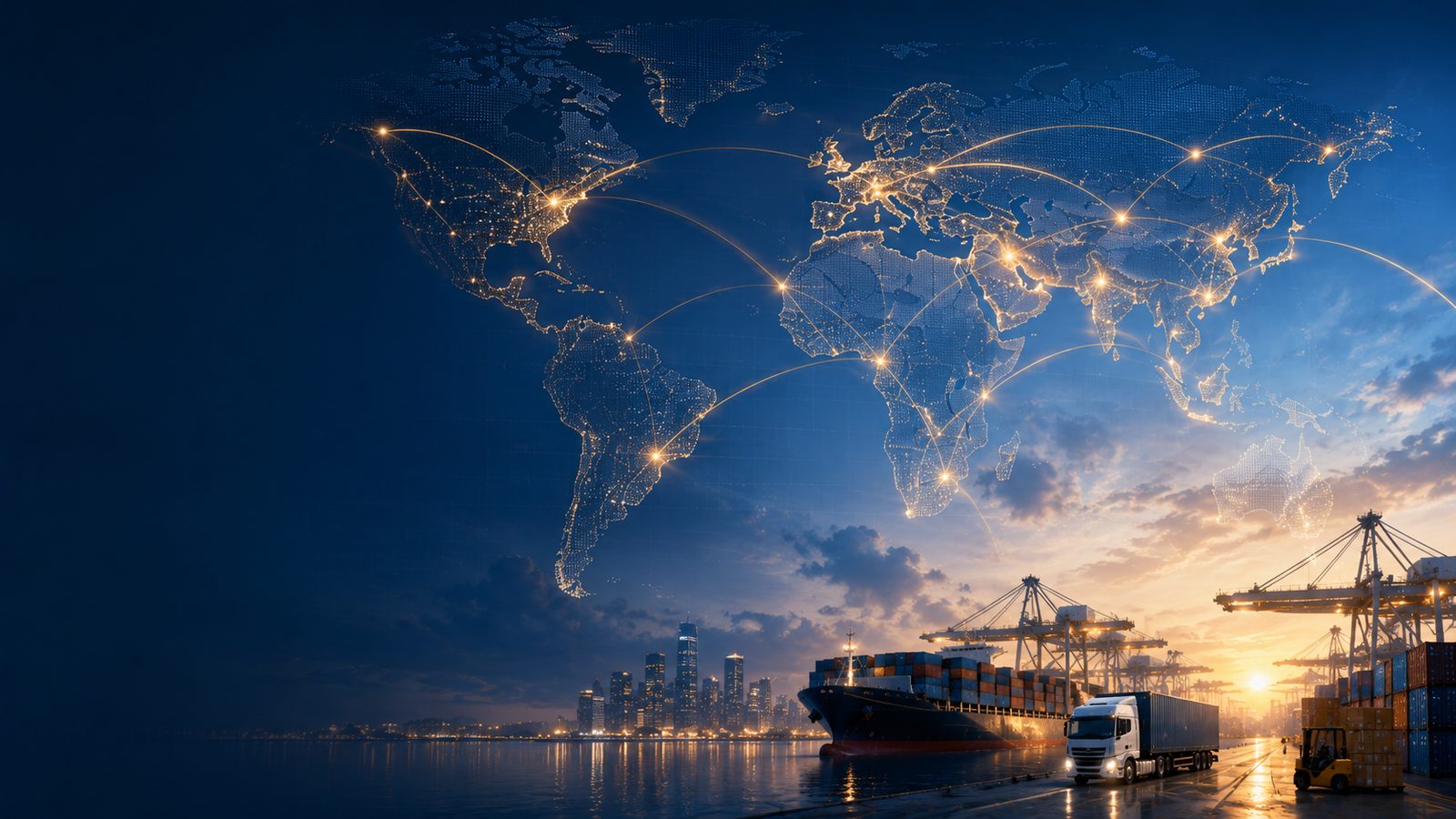 Structured network and international movement of products.